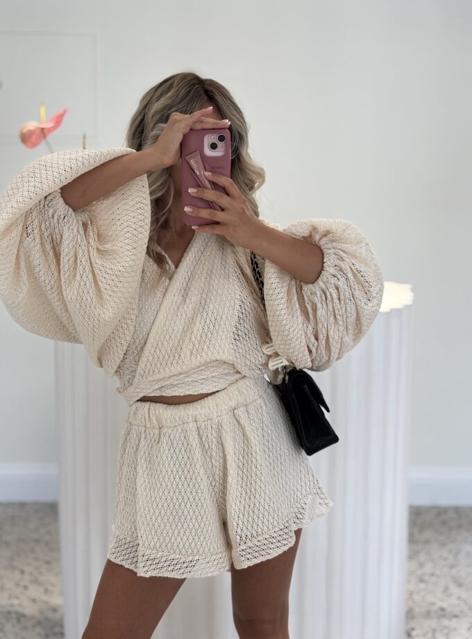 Komplet Victoria Ażurowy