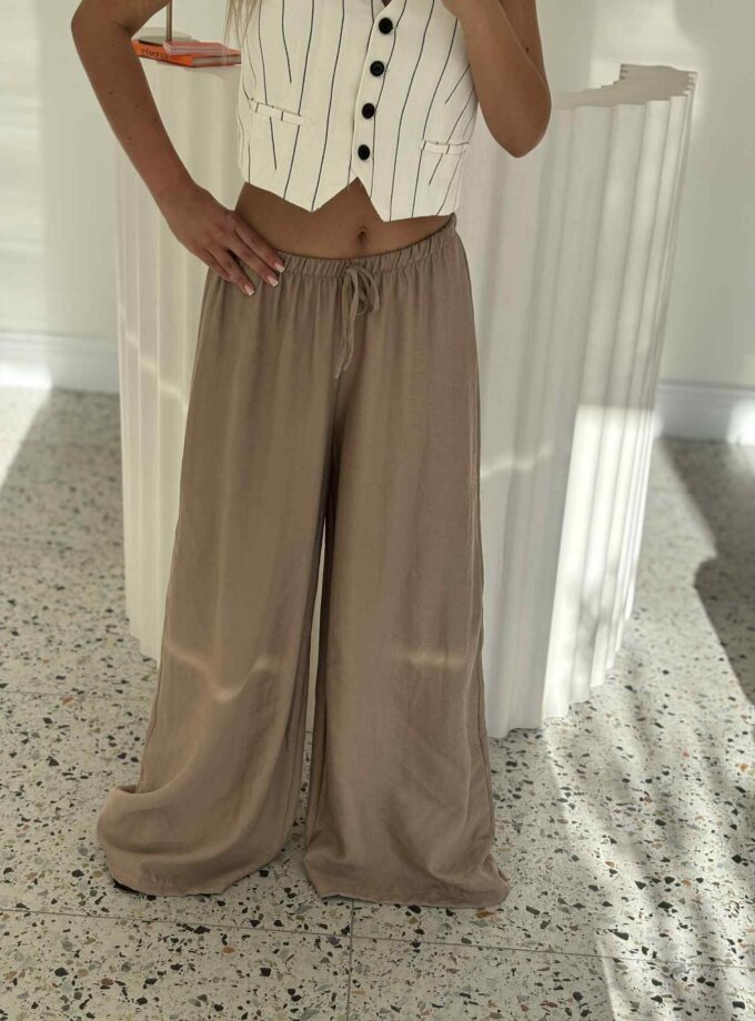 Spodnie MOVE Beżowe /  Czarne