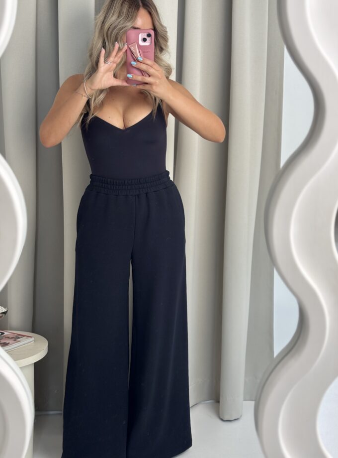 Spodnie Dresowe Czarne