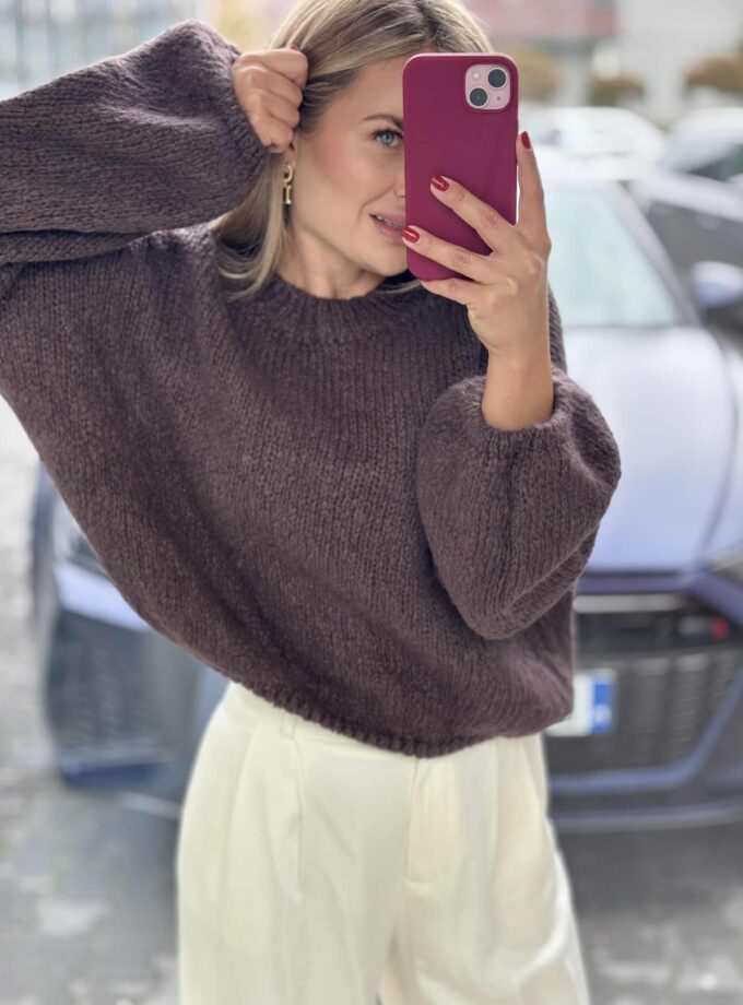 Sweter Gorzka Czekolada