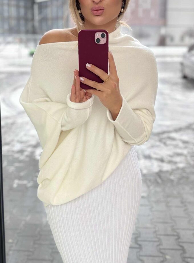 Sweter na Jedno Ramię