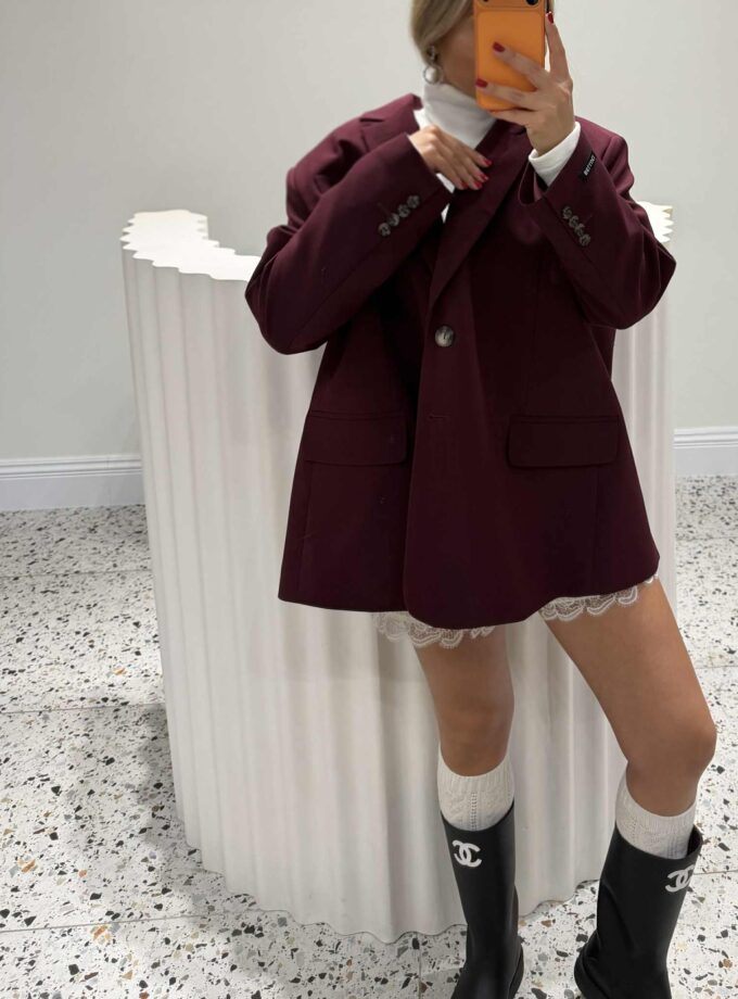 Marynarka BOWIE Burgund