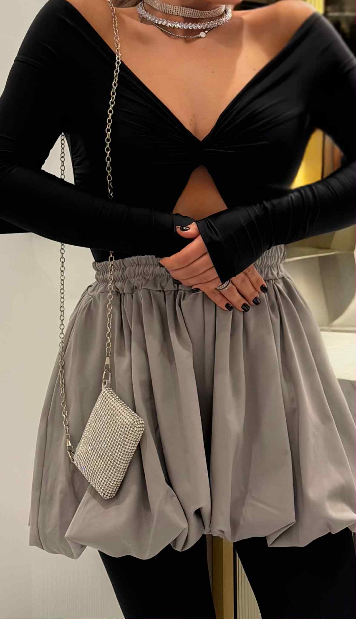 Spódnico - Spodenki Bombka Grey