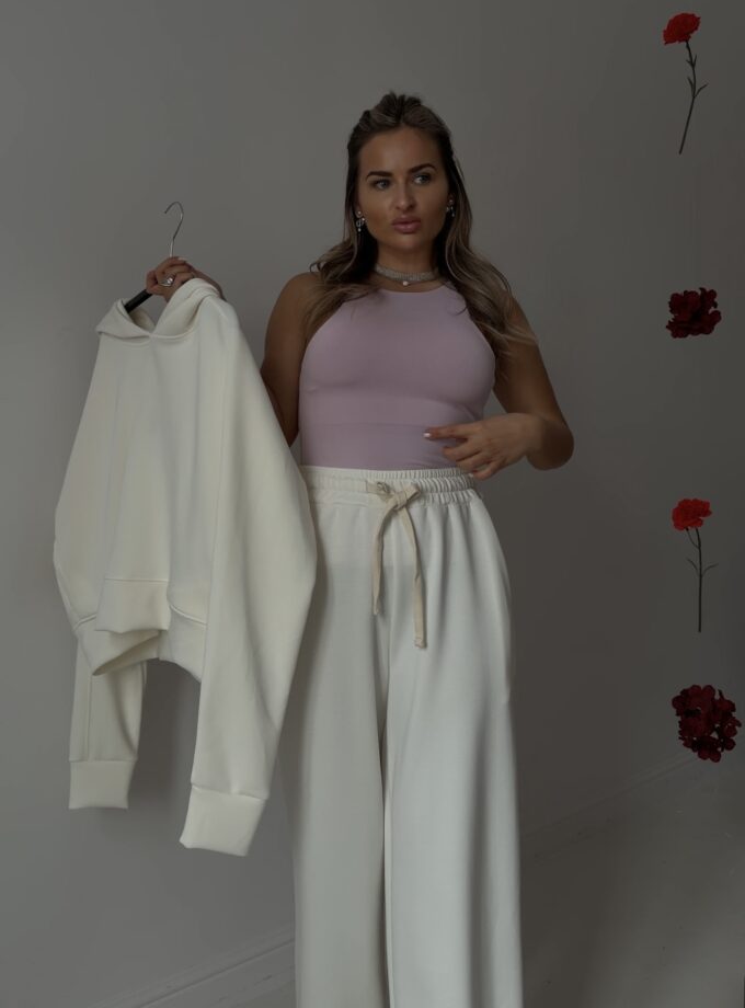 Bluza Dresowa Biała (do kompletu ze spodniami)