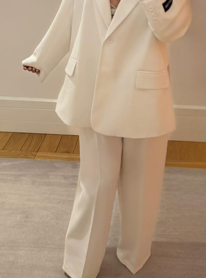 Spodnie Banany White