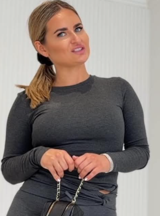 Bluzka BASIC Jasny-Ciemny Szary / Bordo / Czerwony